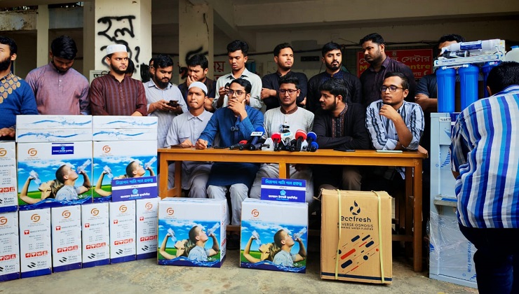 জবিতে ৩৩টি পানির ফিল্টার স্থাপন করল ছাত্রশিবির