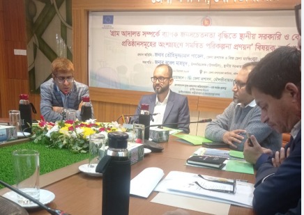মৌলভীবাজারে বিরোধ নিষ্পত্তিতে প্রান্তিক জনগোষ্ঠীর জনপ্রিয় হয়ে উঠছে গ্রাম আদালত