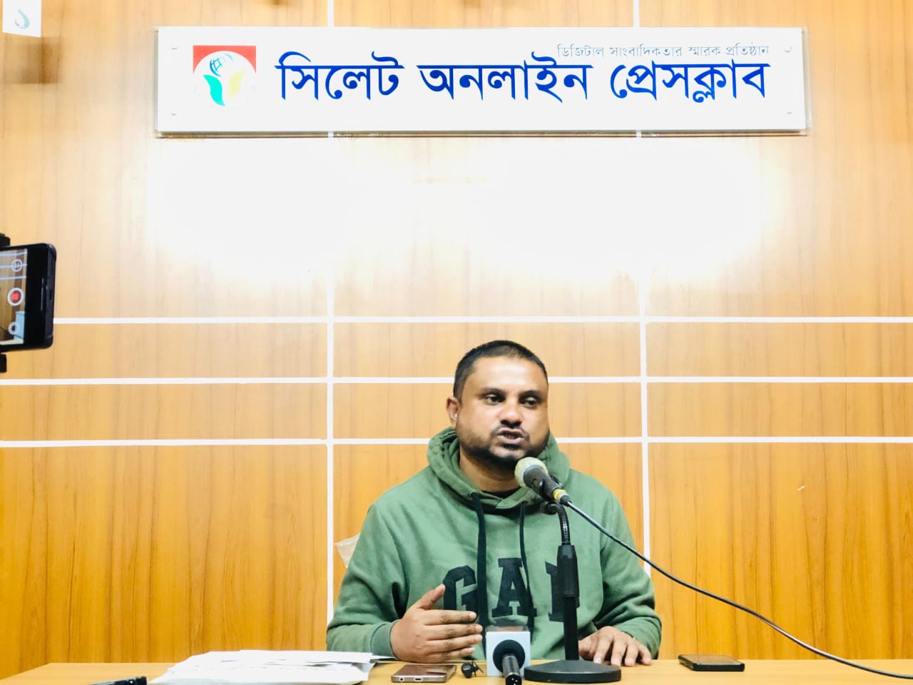 অপপ্রচার ও অর্থ আত্মসাতের মিথ্যা অভিযোগের বিরুদ্ধে জাকির হোসেনের সংবাদ সম্মেলন