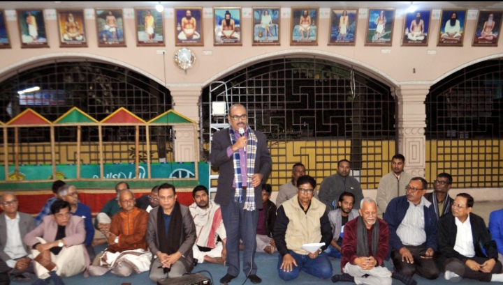 সনাতনী ধর্মাম্বলীদের শ্রীশ্রী সরস্বতী পূজা উপলক্ষ্যে মতবিনিময় সভা অনুষ্ঠিত