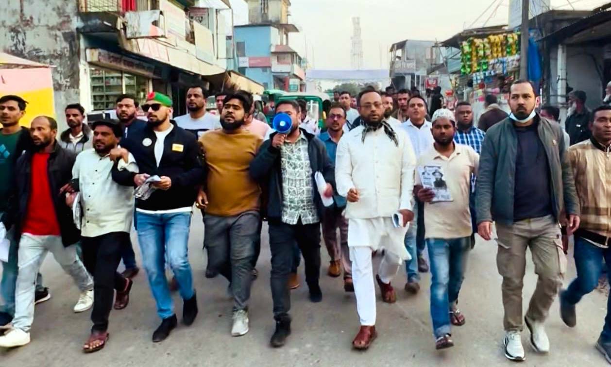 সিলেট-৩ আসনে ধানের শীষের প্রচারনায় জালালপুরে দক্ষিণ সুরমা উপজেলা স্বেচ্ছাসেবক দল