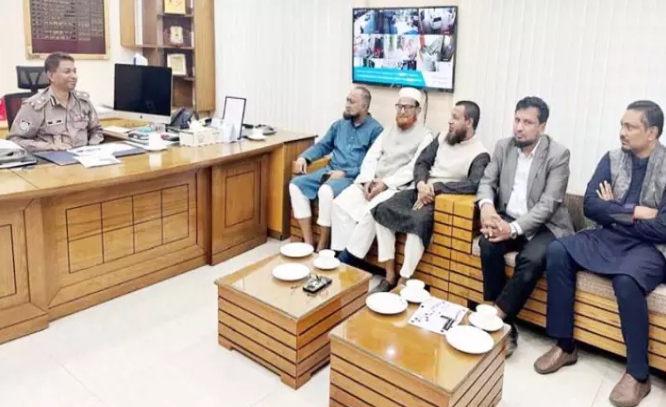 সিলেটে আমীরে জামায়াতের জনসভা সফল করতে মহানগর জামায়াত ও এসএমপির বৈঠক