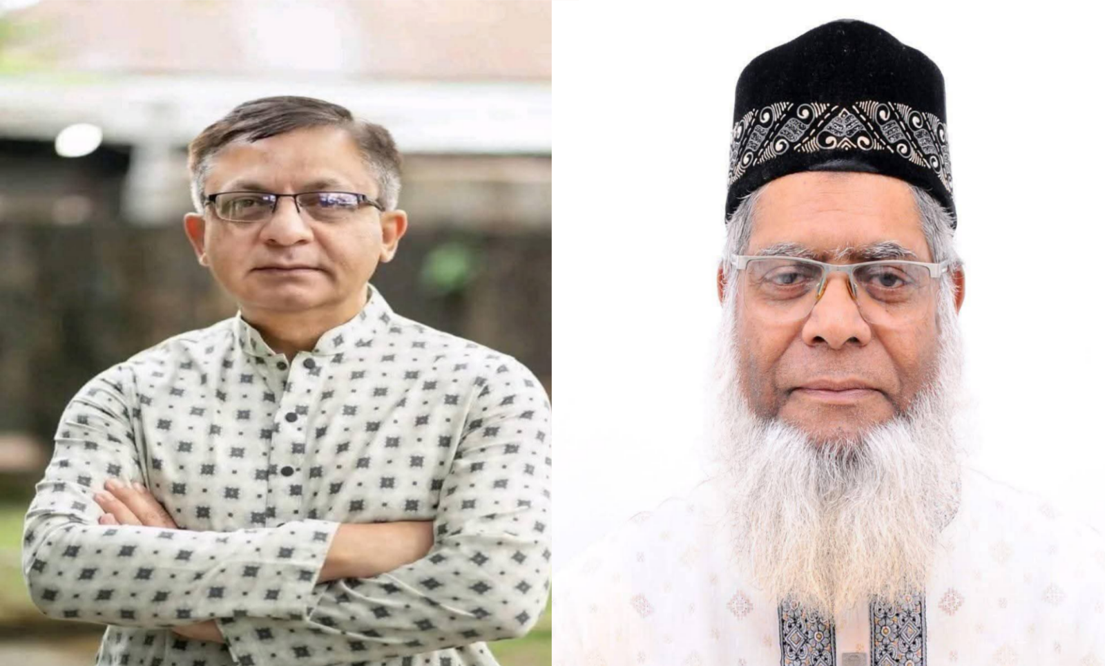 বিজয়ী খন্দকার মুক্তাদিরকে অভিনন্দন জানালেন প্রতিদ্বন্দ্বী প্রার্থী মাওলানা হাবিবুর রহমান
