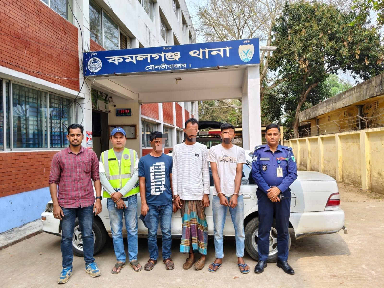 মৌলভীবাজারে কর্মজীবী নারীকে অপহরণ চেষ্টার ঘটনায় গ্রেফতার ৩