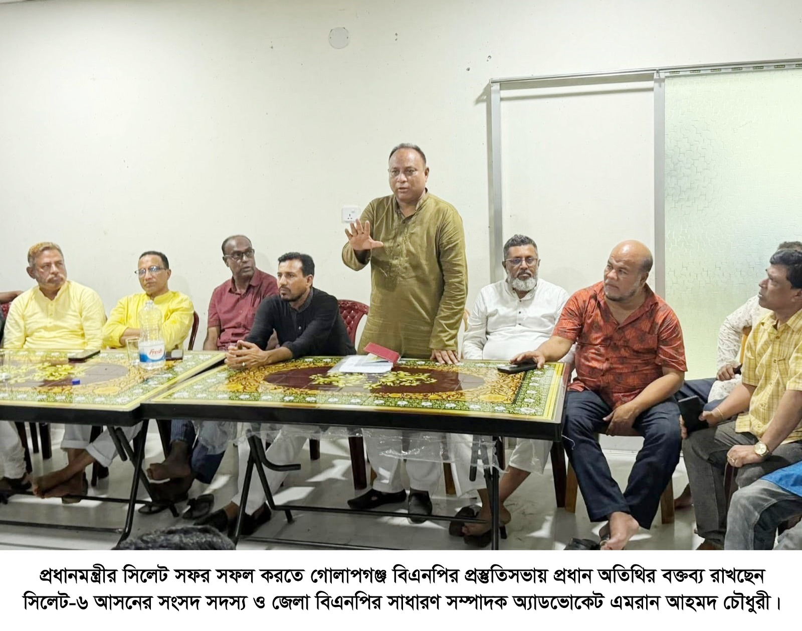 সুখি-সমৃদ্ধ দেশ গড়তে অবিরাম ছুটছেন প্রধানমন্ত্রী : এমরান আহমদ চৌধুরী এমপি