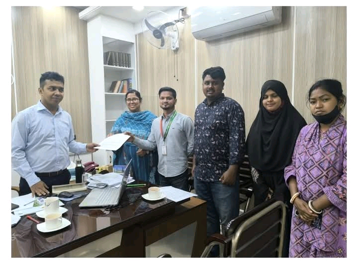 মৌলভীবাজারে নবায়নযোগ্য জ্বালানি সম্প্রসারণের দাবীতে স্বারকলিপি প্রদান