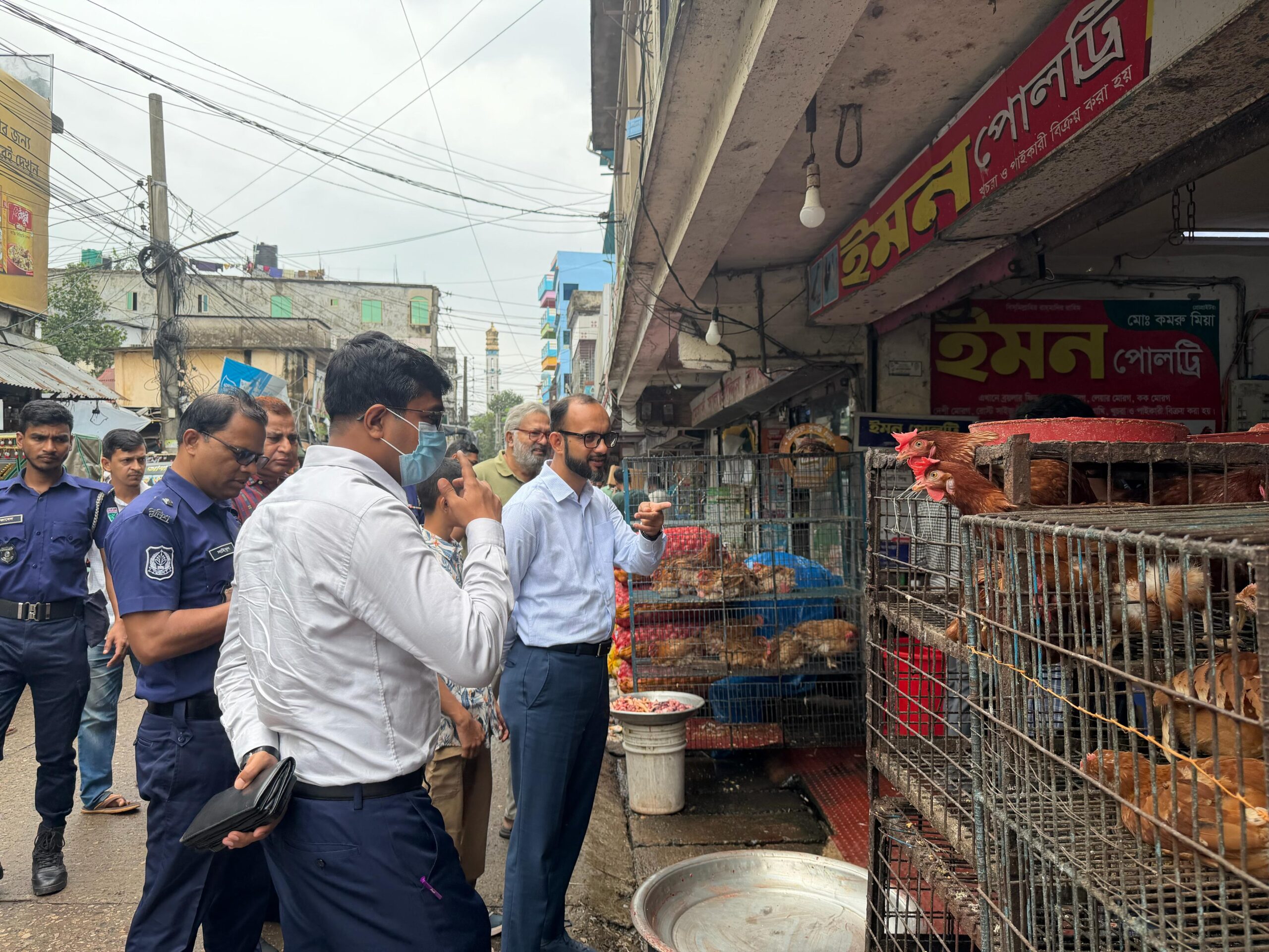মৌলভীবাজার জেলা প্রশাসনের বাজার মনিটরিং অভিযান অনুষ্ঠিত