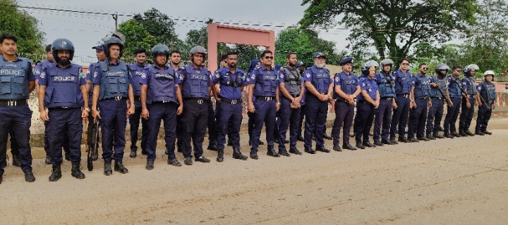 অপরাধীদের কড়া বার্তা দিল কোম্পানীগঞ্জ থানা পুলিশ