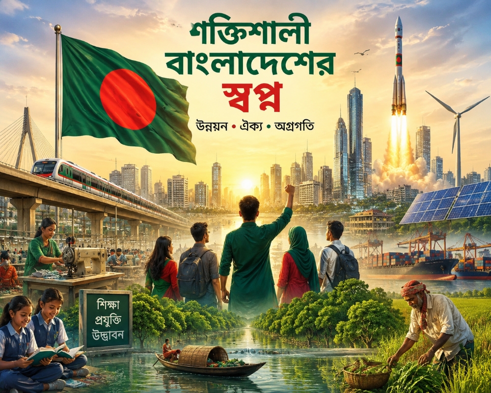শক্তিশালী বাংলাদেশের স্বপ্ন
