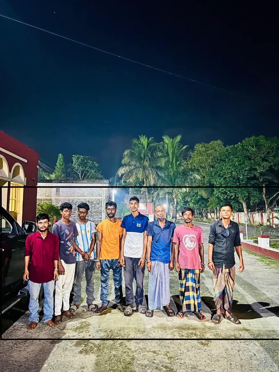 মৌলভীবাজারে মাদকবিরোধী অভিযানে গ্রেফতার ৮